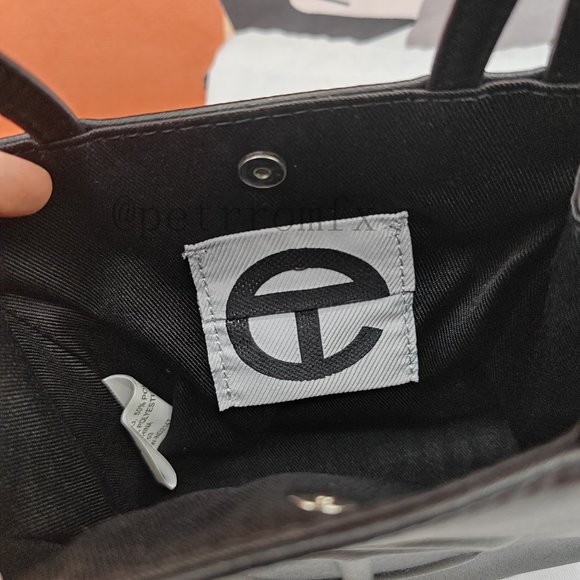 Telfar small black Shopping Bag tote - Picture 5 of 8